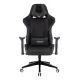 Кресло игровое Бюрократ VIKING 4 AERO BLACK EDITION черный искусст.кожа/ткань. Фото товара с разных ракурсов.