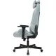 Кресло игровое Knight N1 Fabric серо-голубой Light-28 с подголов. крестов. металл. Фото товара с разных ракурсов.